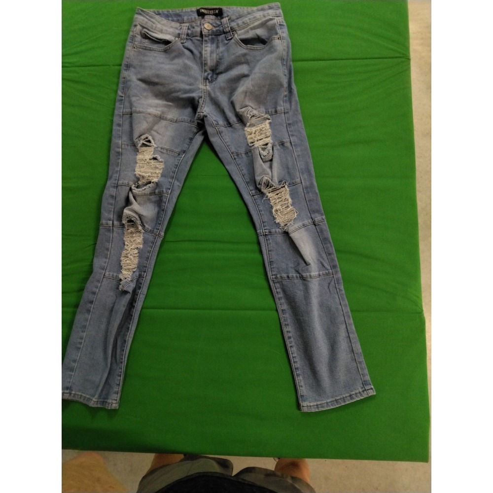 Smoke & Ash Jeans Distressed  Streetwear Size 29x30